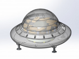 Of UFO Modello 3D
