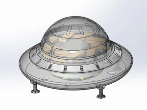 Of UFO 3D Model