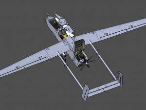 Of IAI Searcher 10 modified UAV 3D मॉडल