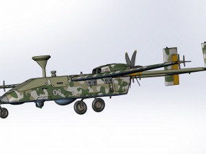 Of IAI Searcher 10 modified UAV 3D मॉडल