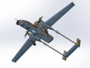 Concept UAV Model 3D