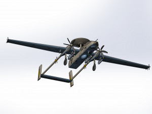 Concept UAV Model 3D