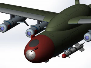 3d drone model Kestrel 3D Model