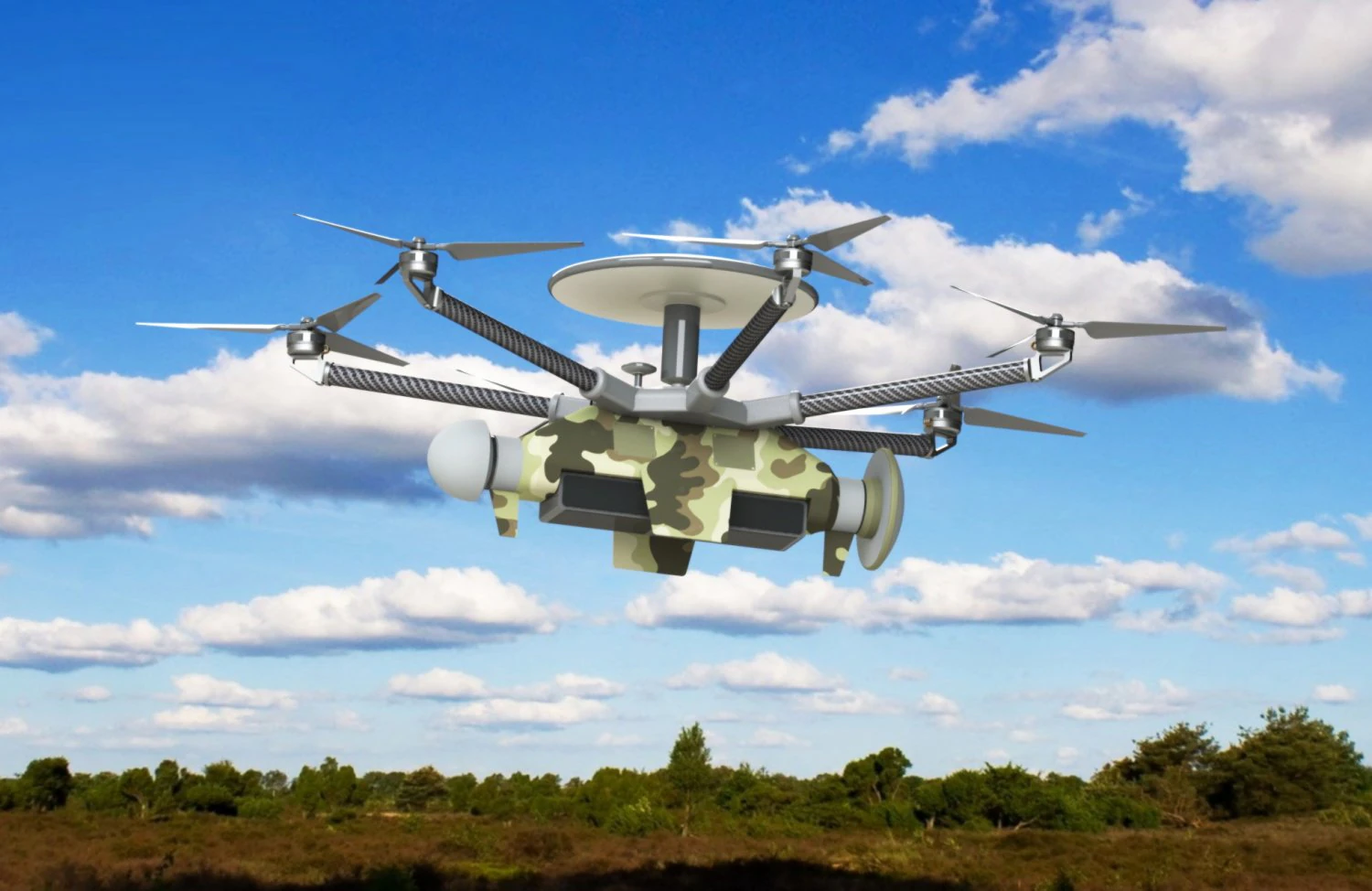 Of reconnaissance drone Dziga 3D Model .c4d .max .obj .3ds .fbx .stl .blend 