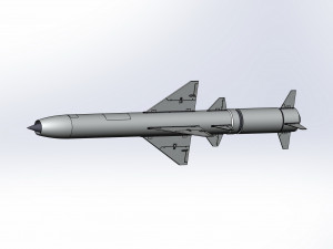 of a supersonic cruise missile 3D मॉडल
