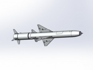 of a supersonic cruise missile 3D मॉडल