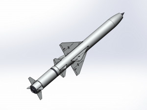of a supersonic cruise missile 3D मॉडल