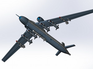 Of the conceptual design of UAV kestrel 2 Model 3D