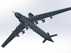 Of the conceptual design of UAV kestrel 2 3D Model