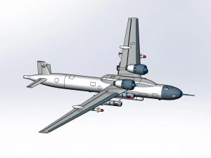 Of the conceptual design of UAV kestrel 2 3D Model