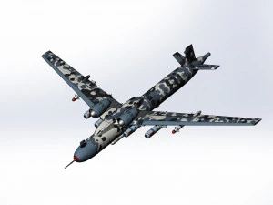 Of the conceptual design of UAV kestrel 2 3D Model
