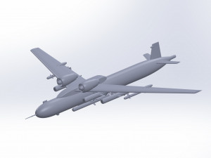 Of the conceptual design of UAV kestrel 2 Model 3D