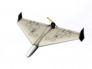 Of Iranian kamikaze drone Shahed-136 3D Model
