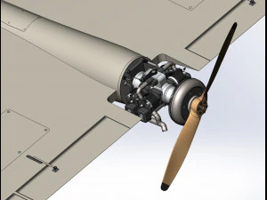 Of Iranian kamikaze drone Shahed-136 3D Model
