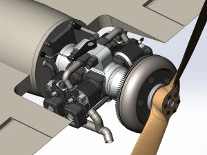 Of Iranian kamikaze drone Shahed-136 3D Model