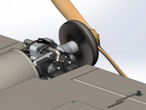 Of Iranian kamikaze drone Shahed-136 3D Model