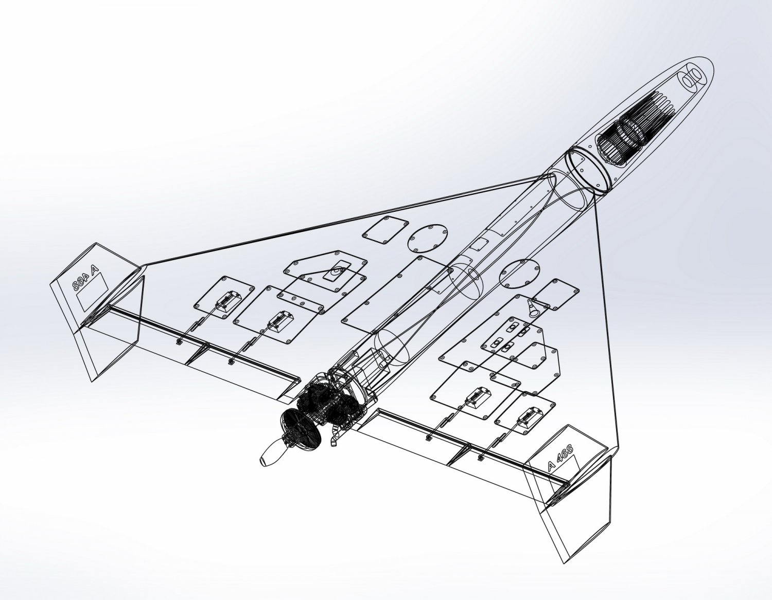 Shahed-136 Kamikaze Drone Geranium-2 3D Model by citizensnip