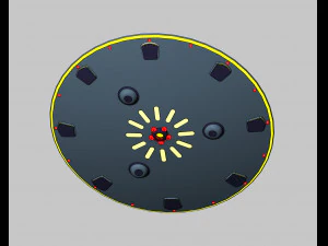 Of a realistic UFO 3D Model