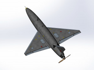 Iranian kamikaze drone Arash-2 3D Model