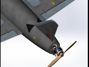Iranian kamikaze drone Arash-2 3D Model