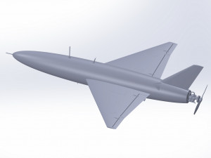 Iranian kamikaze drone Arash-2 3D Model