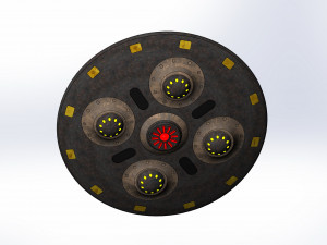 anti-gravity flying ship of Nikola Tesla Modelo 3D