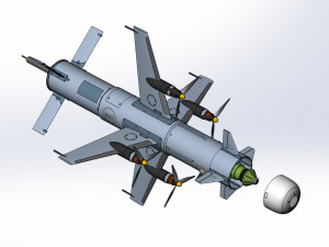 Interceptor drone Modelo 3D