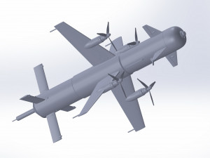 Interceptor drone Modelo 3D