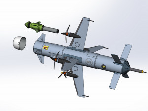 Interceptor drone Modelo 3D