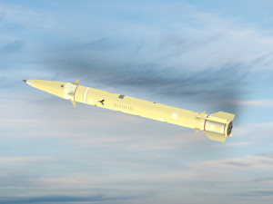 Of a short-range ballistic missile Modelo 3D