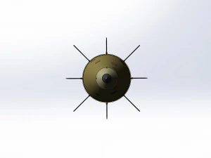 Of a short-range ballistic missile 3D Model