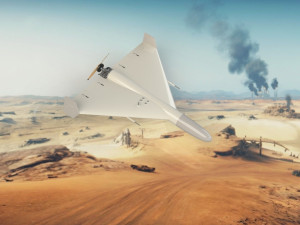 The most accurate of the barrage kamikaze drone Shahed 136 3D Model