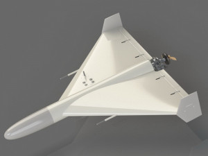 The most accurate of the barrage kamikaze drone Shahed 136 3D Model