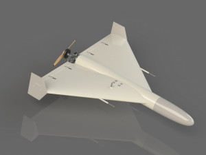 The most accurate of the barrage kamikaze drone Shahed 136 3D Model