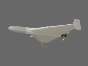 O mais preciso do drone kamikaze de barragem Shahed 136 Modelo 3D