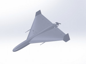 The most accurate of the barrage kamikaze drone Shahed 136 3D Model