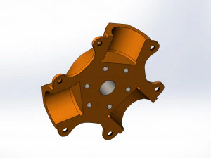 of a three-blade propeller for light aircraft 3D Model