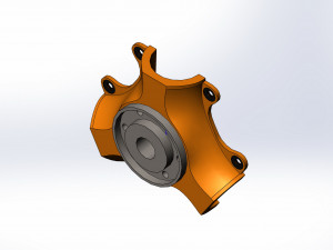 of a three-blade propeller for light aircraft Modèle 3D