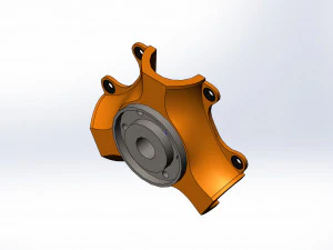 of a three-blade propeller for light aircraft 3D Model