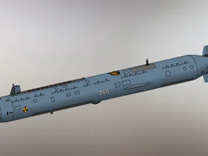 of the continued development of the Russian autonomous nuclear torpedo Poseidon 2M39 3D Model