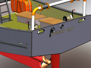 8 meter fishing boat 3D Model