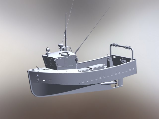 Fishing boat 3D Model in Boats 3DExport