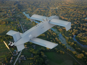 Ukrainian attack drone UAV-kamikaze AQ400 Scythe 3D Model