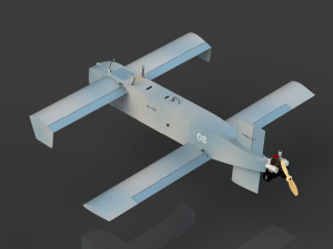 Ukrainian attack drone UAV-kamikaze AQ400 Scythe 3D Модель