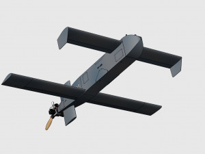 Ukrainian attack drone UAV-kamikaze AQ400 Scythe 3D Модель