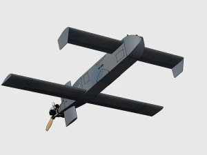 Drone de ataque ucraniano UAV-kamikaze AQ400 Scythe Modelo 3D
