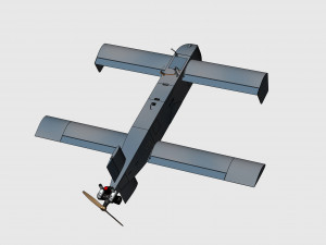 Ukrainian attack drone UAV-kamikaze AQ400 Scythe 3D Модель