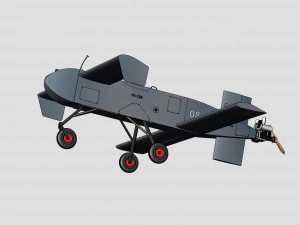 Drone de ataque ucraniano UAV-kamikaze AQ400 Scythe Modelo 3D