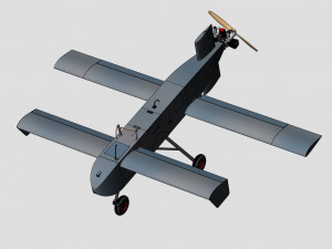 Ukrainian attack drone UAV-kamikaze AQ400 Scythe 3D Модель