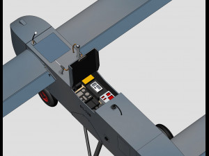 Ukrainian attack drone UAV-kamikaze AQ400 Scythe 3D Модель
